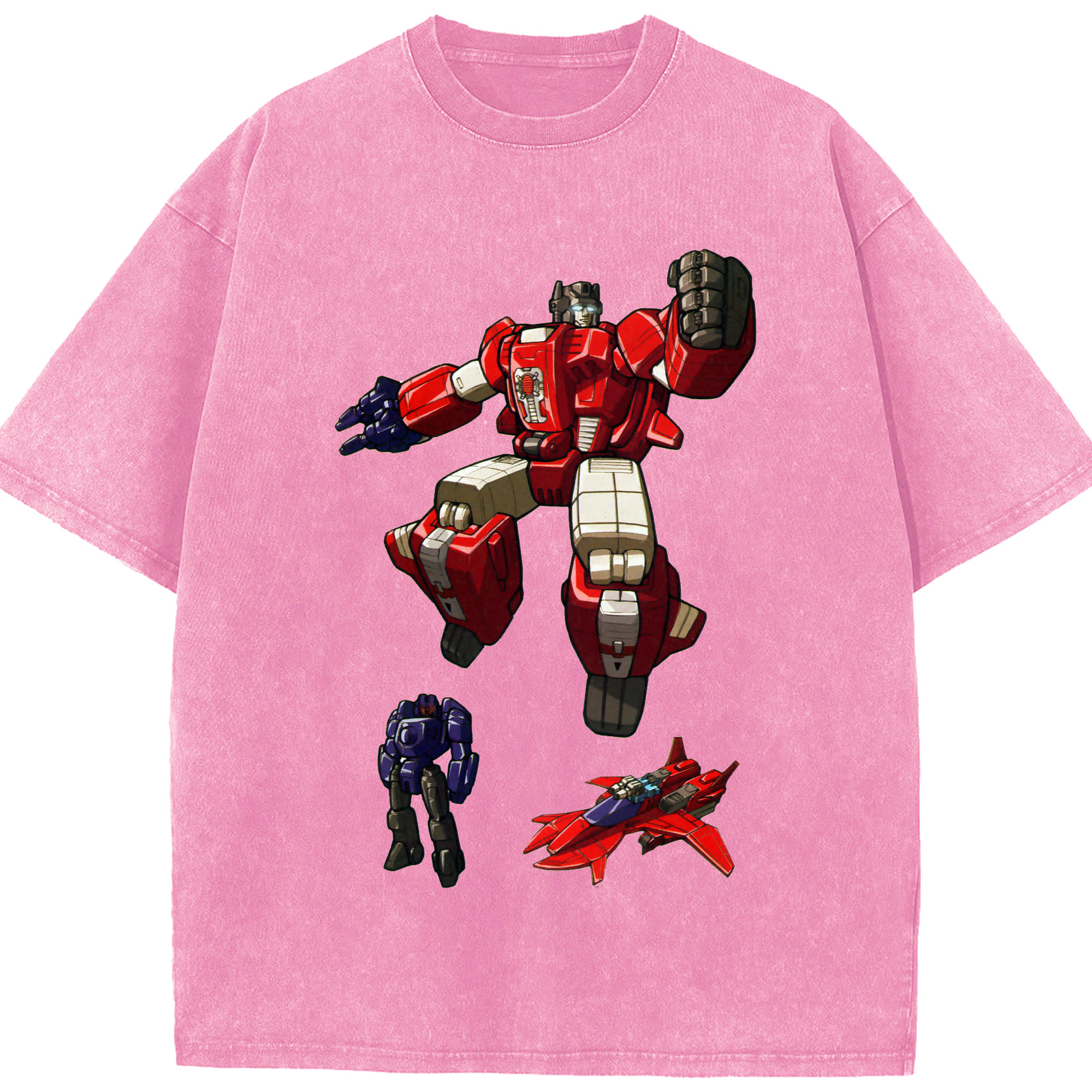 （画像用）  綿100% ヴィンテージ風 半袖Tシャツ（フロントプリント）